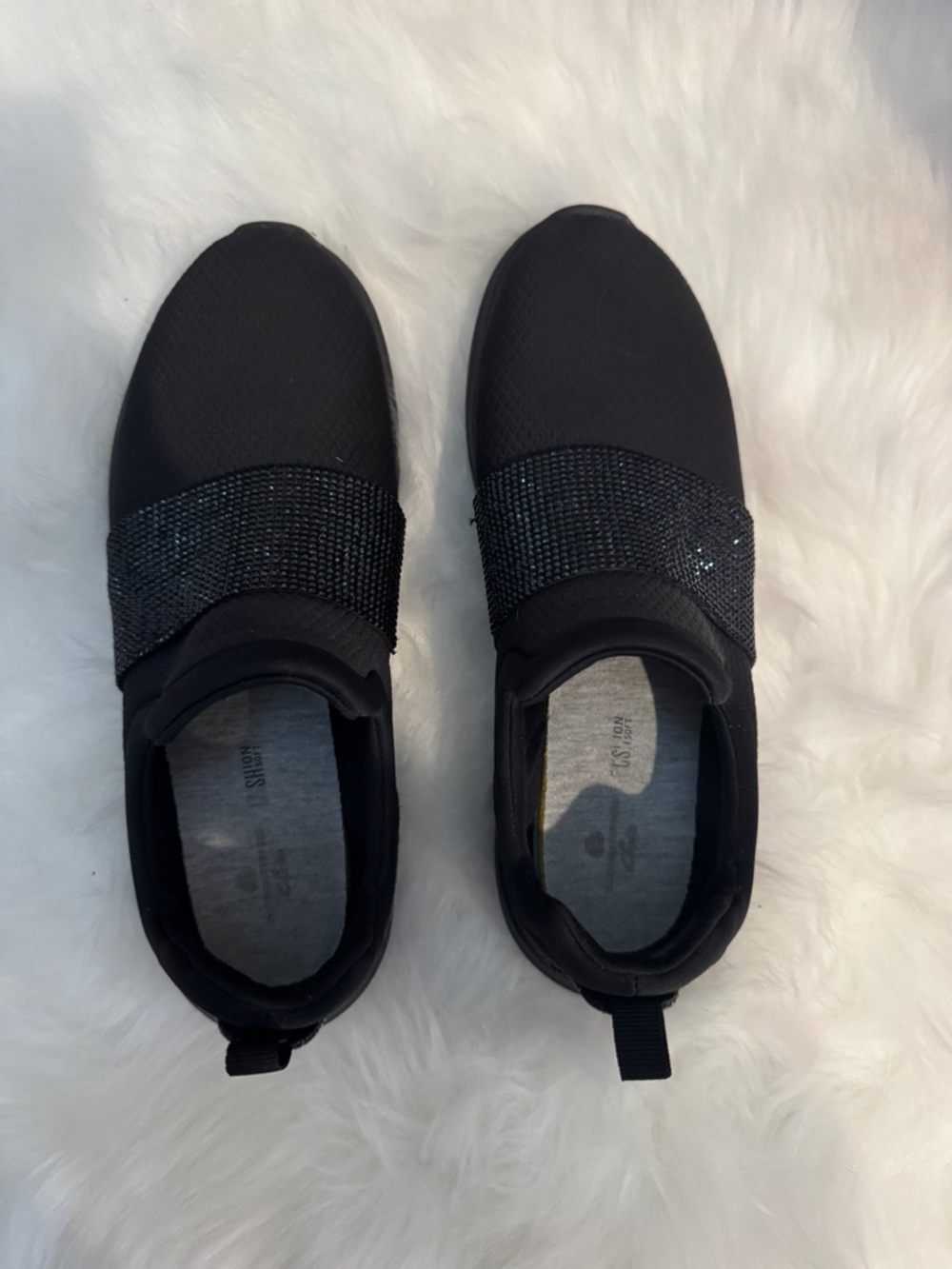 Cloudsteppers by Clarks Slip-On Sneakers with Sparkle Strap